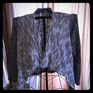 Black and white shrug